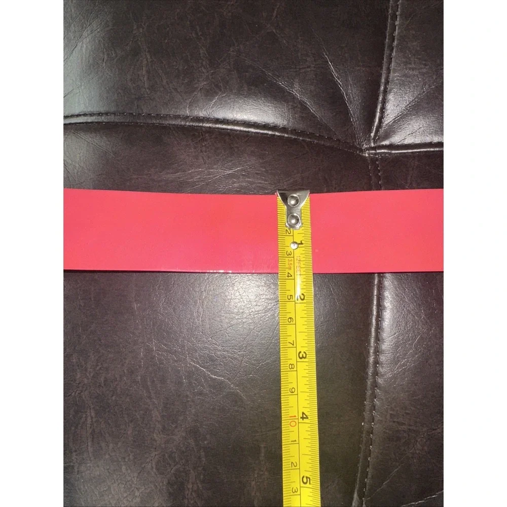 VERSACE H&M PINK PATENT‎ LEATHER BELT SIZE US Small *See Flaws*